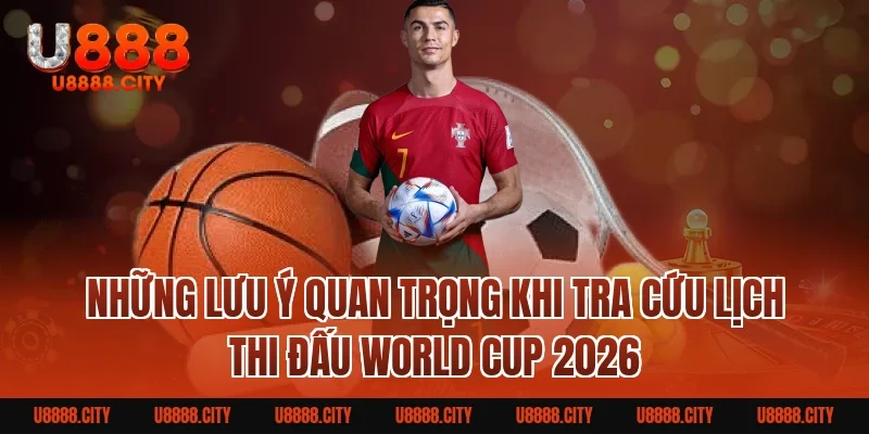Những lưu ý quan trọng khi tra cứu Lịch thi đấu World Cup 2026